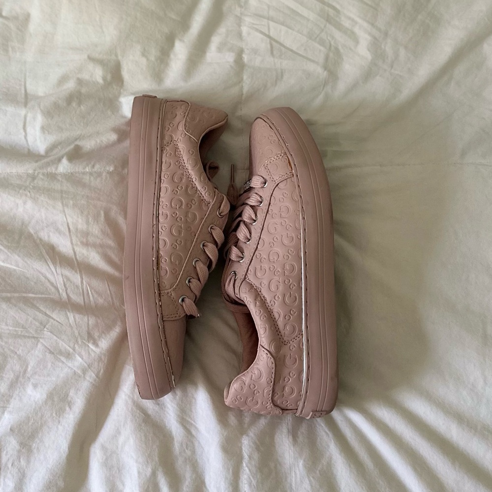 GUESS Pink Low-Top Sneakers